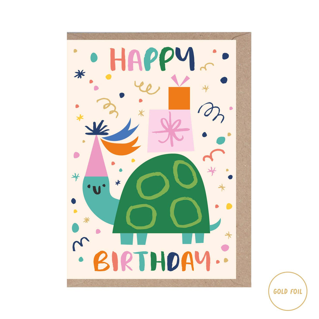 Rumble Turtle Happy Birthday Card
