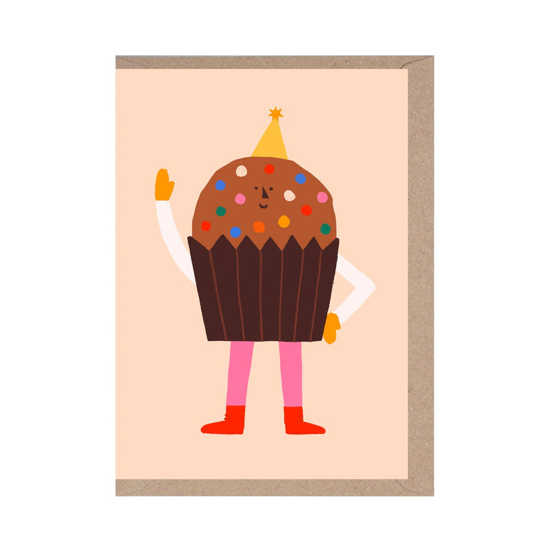Rumble Birthday Cupcake Card