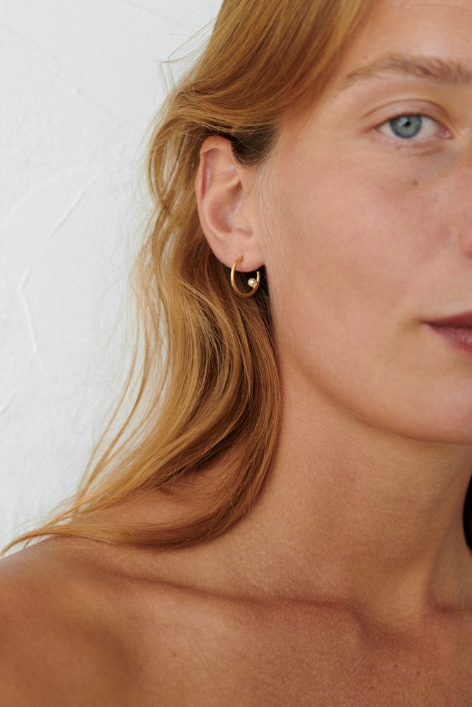 Pernille Corydon Pearl Globe Earrings