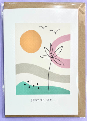 Studio Lowen 'Just To Say' Card