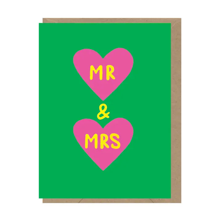 Earlybird Designs Mr & Mrs Mini Card
