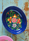 Hand Painted Oval Trinket Dish