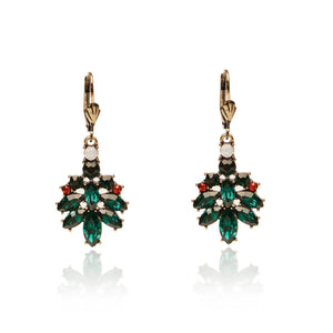 Lovett & Co Crystal Dangly Earrings