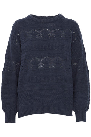 Ichi Astra Navy Knit