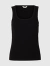 Selected Femme Anna U-Neck Ribbed Tank Top