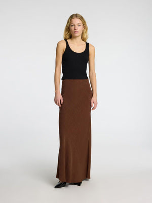 Selected Femme Anna U-Neck Ribbed Tank Top