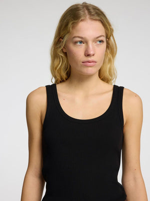 Selected Femme Anna U-Neck Ribbed Tank Top