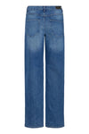 Ichi Raven Straight Leg Jean in Light Blue