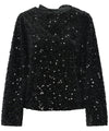 Pieces Kam Sequinned Top