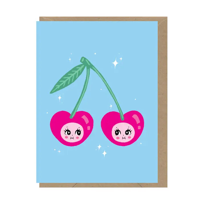 Earlybird Designs Cherries Mini Card