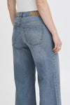 Ichi Twiggy Wide Leg Jean - Light Blue