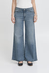 Ichi Twiggy Wide Leg Jean - Light Blue