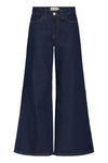 Ichi Twiggy Authentic Blue Wide Leg Jeans