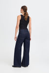 Ichi Twiggy Authentic Blue Wide Leg Jeans