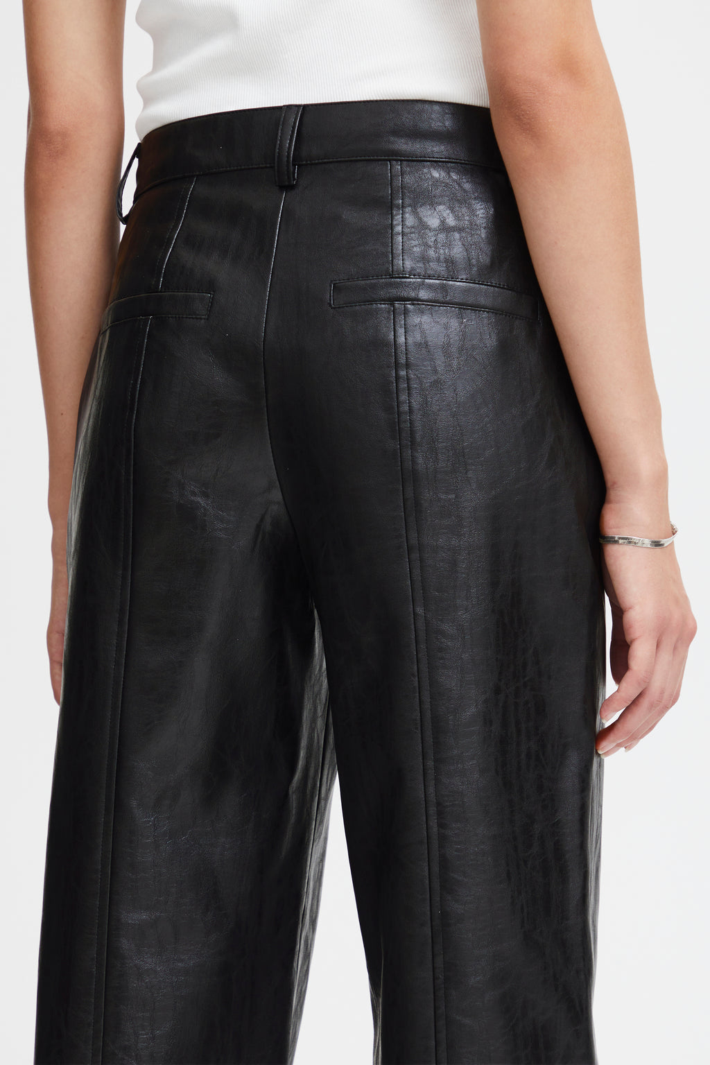 Ichi Leani Leather Trousers