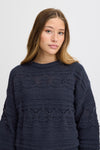 Ichi Astra Navy Knit