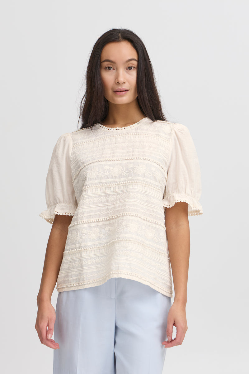 Atelier Reve Gina Short Sleeve Blouse