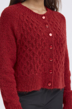 Ichi Belablue Cardigan