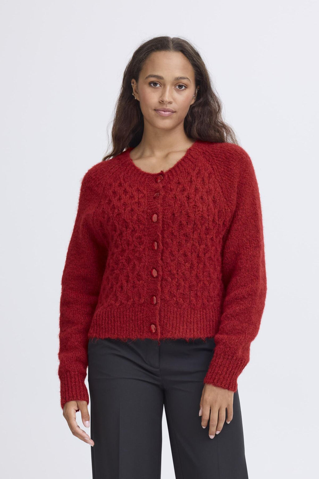 Ichi Belablue Cardigan
