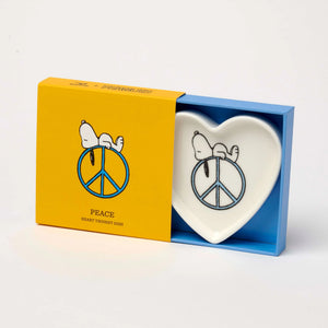 Magpie x Peanuts Peace Heart Trinket Dish