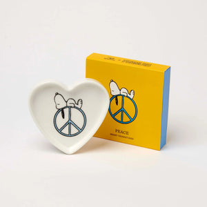 Magpie x Peanuts Peace Heart Trinket Dish