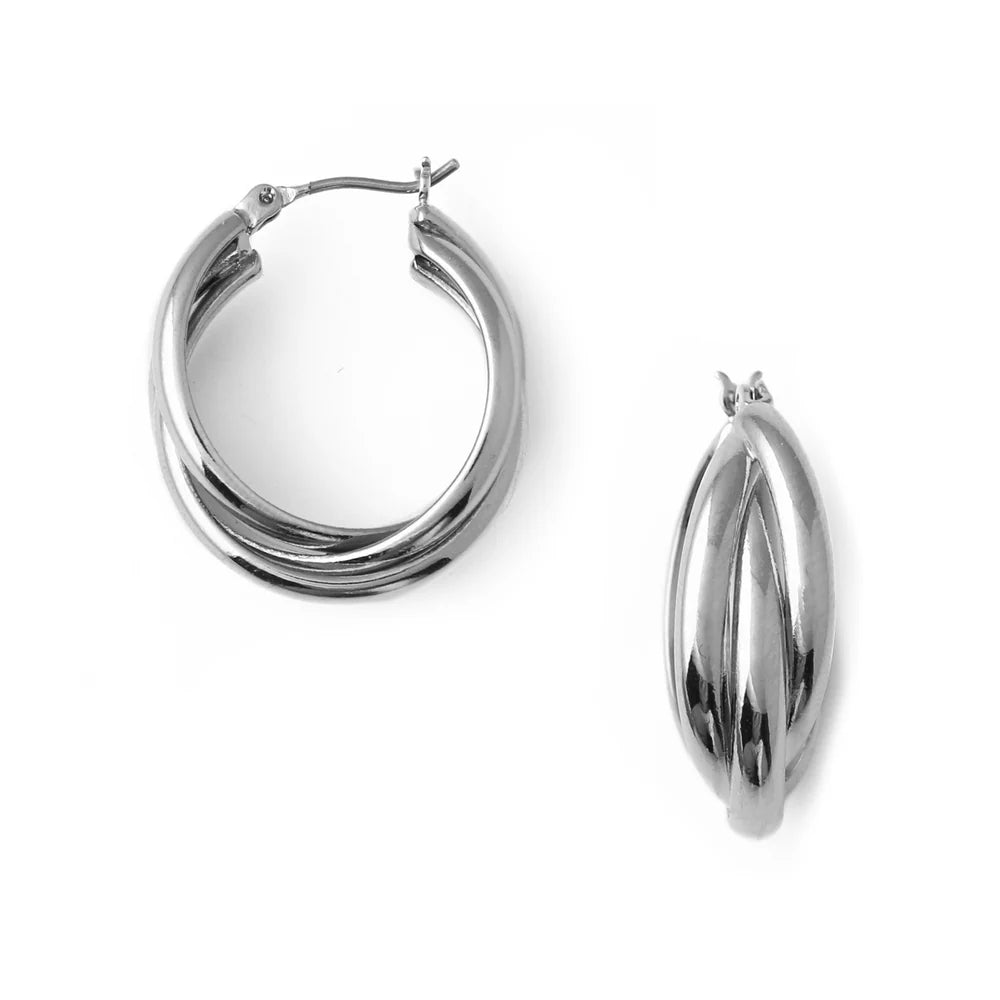 Orelia Interlocking Hoops