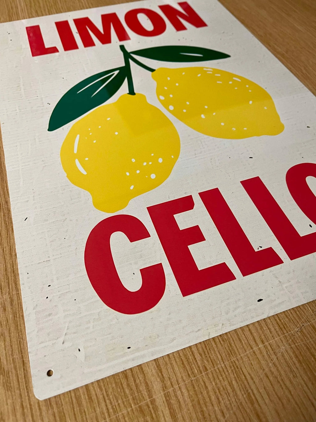 Limon Cello Metal Wall Sign
