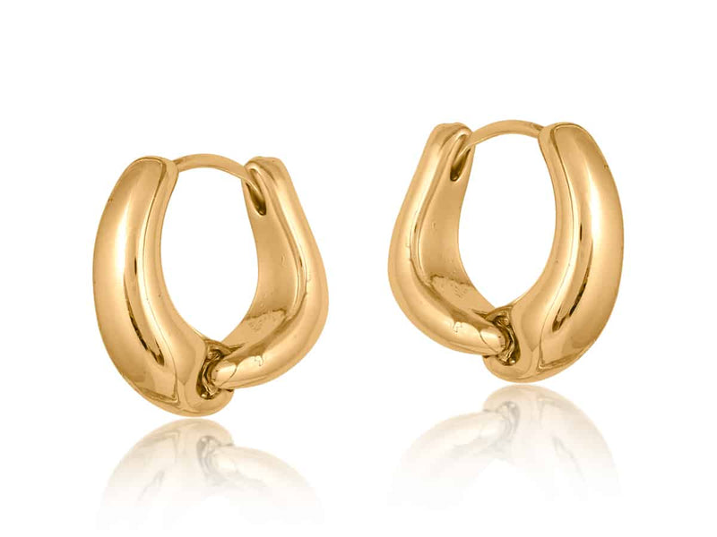 Big Metal London Honorine Knotted Earrings