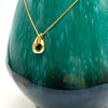 Sixton Green Droplet Necklace