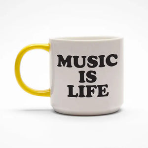 Peanuts Mug Music Is Life