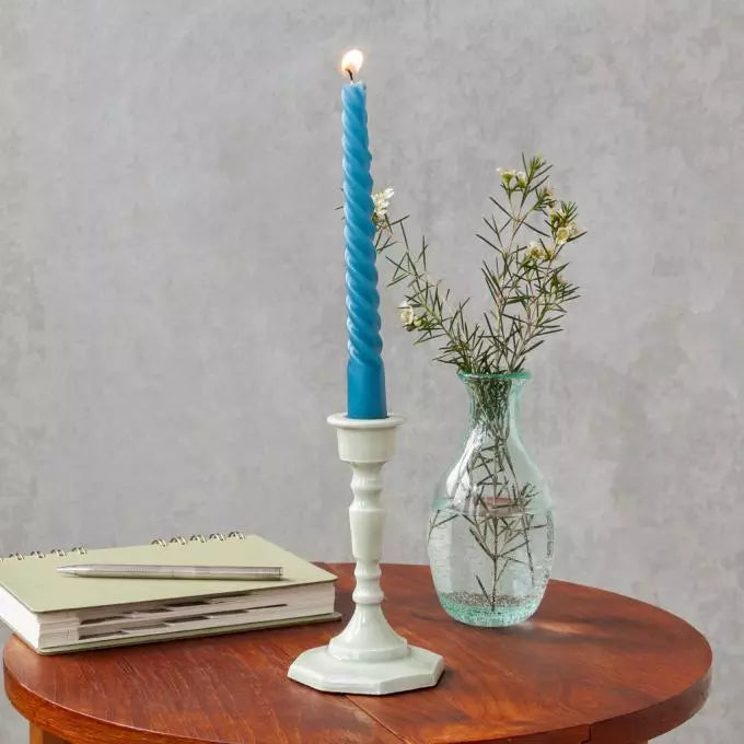 Small Enamel Candlestick Holder