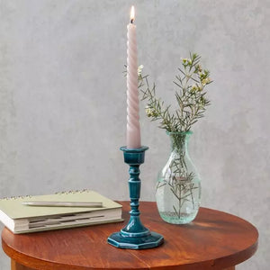 Small Enamel Candlestick Holder