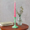 Small Enamel Candlestick Holder