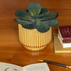 Ridged Plant Pot