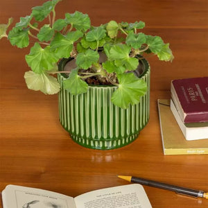 Ridged Plant Pot