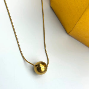 Sixton Gold Ball Necklace