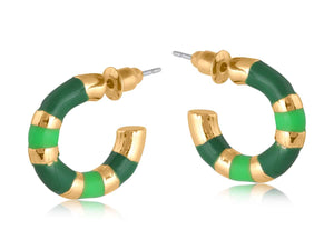 Big Metal Malina Hoops