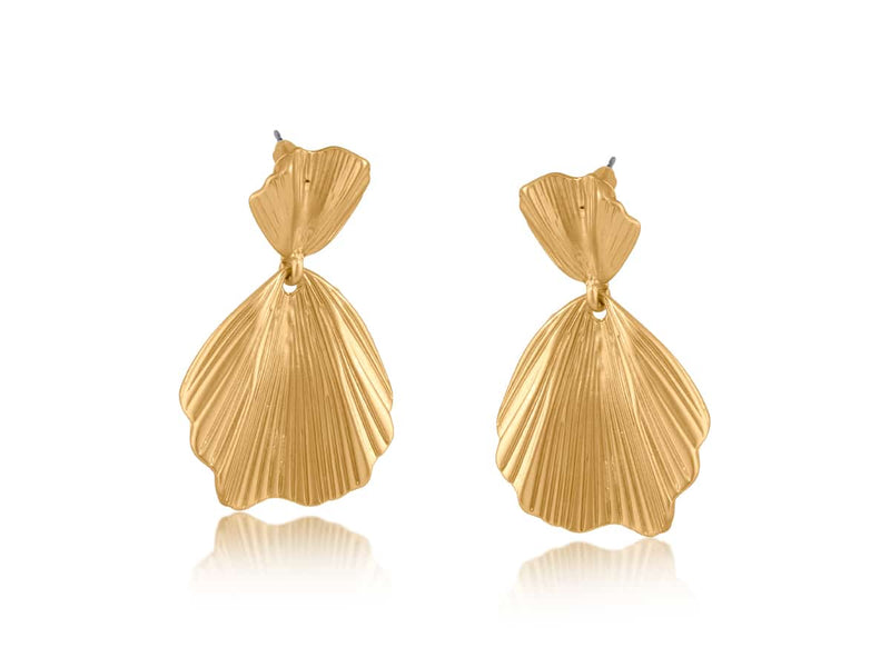 Big Metal Freya Fan Earrings
