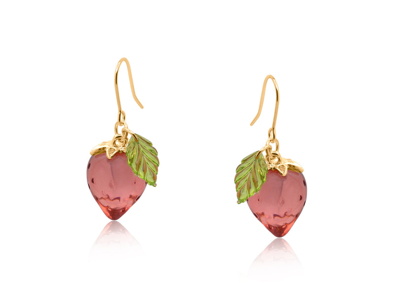 Big Metal London Strawberry Earrings