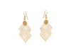Big Metal London Siena Labyrinth Geometrical Dangle