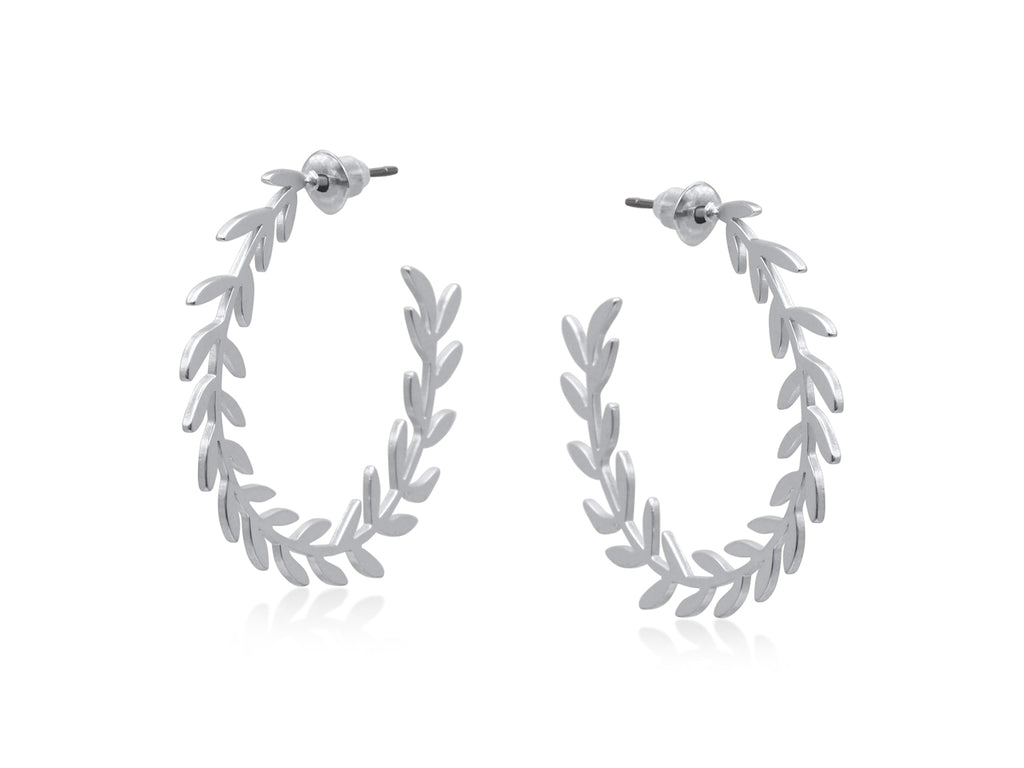 Big Metal London Laurel Victory Hoop