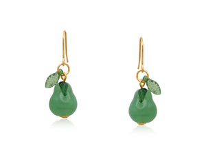 Big Metal London Pear Earrings