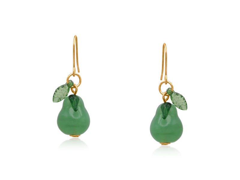 Big Metal London Pear Earrings