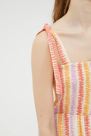 Compania Striped Sun Dress