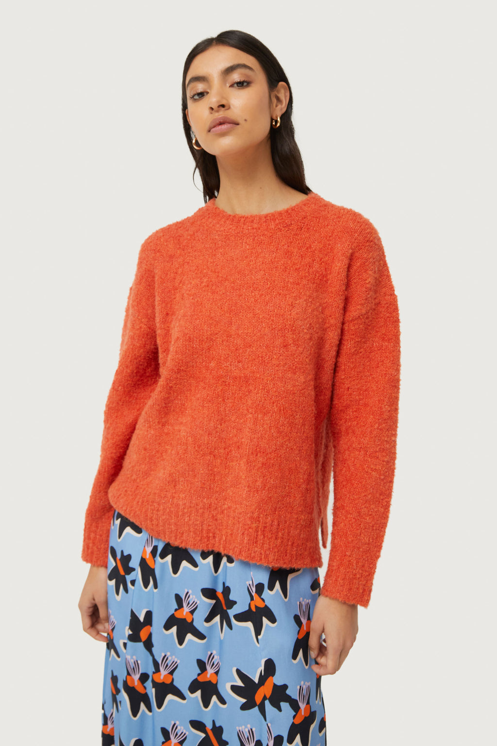 Compania Fantastica Orange Knitted Jumper