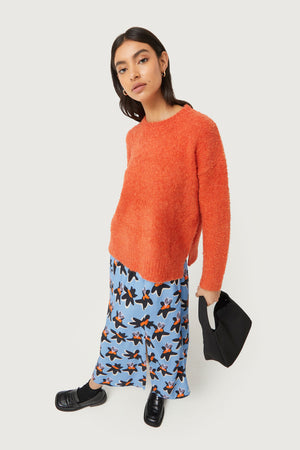 Compania Fantastica Orange Knitted Jumper