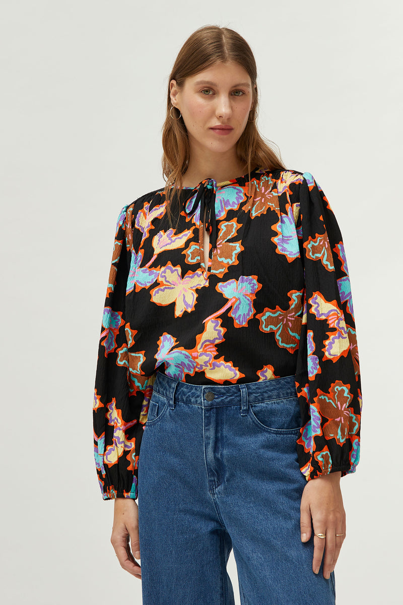 Compania Fantastica Alhelí Floral Print Top