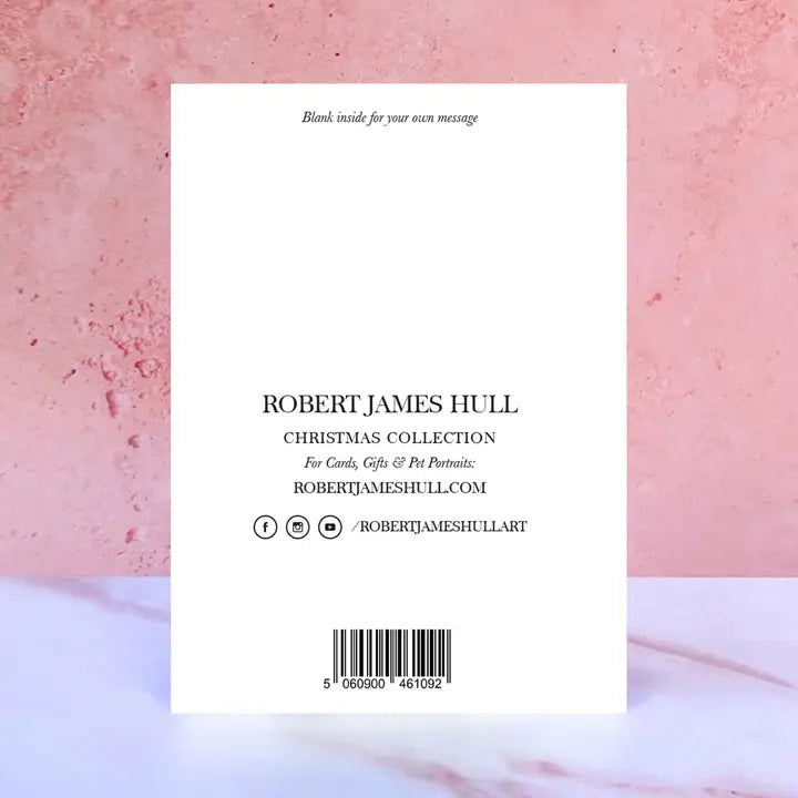 Springer Spaniel Mistletoe Christmas Card