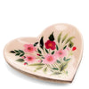 Heart-Shaped Floral Trinket Dish