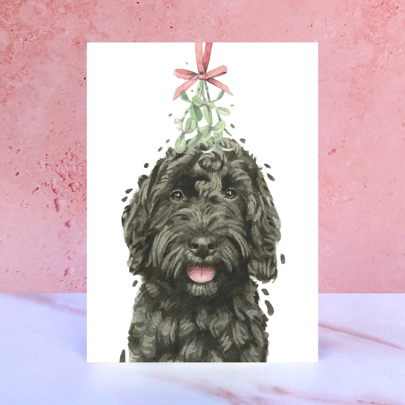 Cockapoo Christmas Card